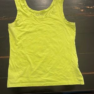 ✅Lime Green Tank Top 💚Cotton w2%Spandex 🍀by North River Outfitters